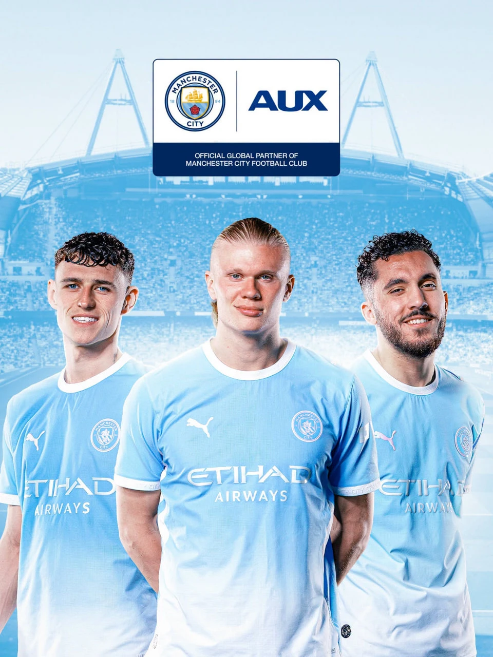 Manchester City и AUX объявили о новом глобальном партнерстве