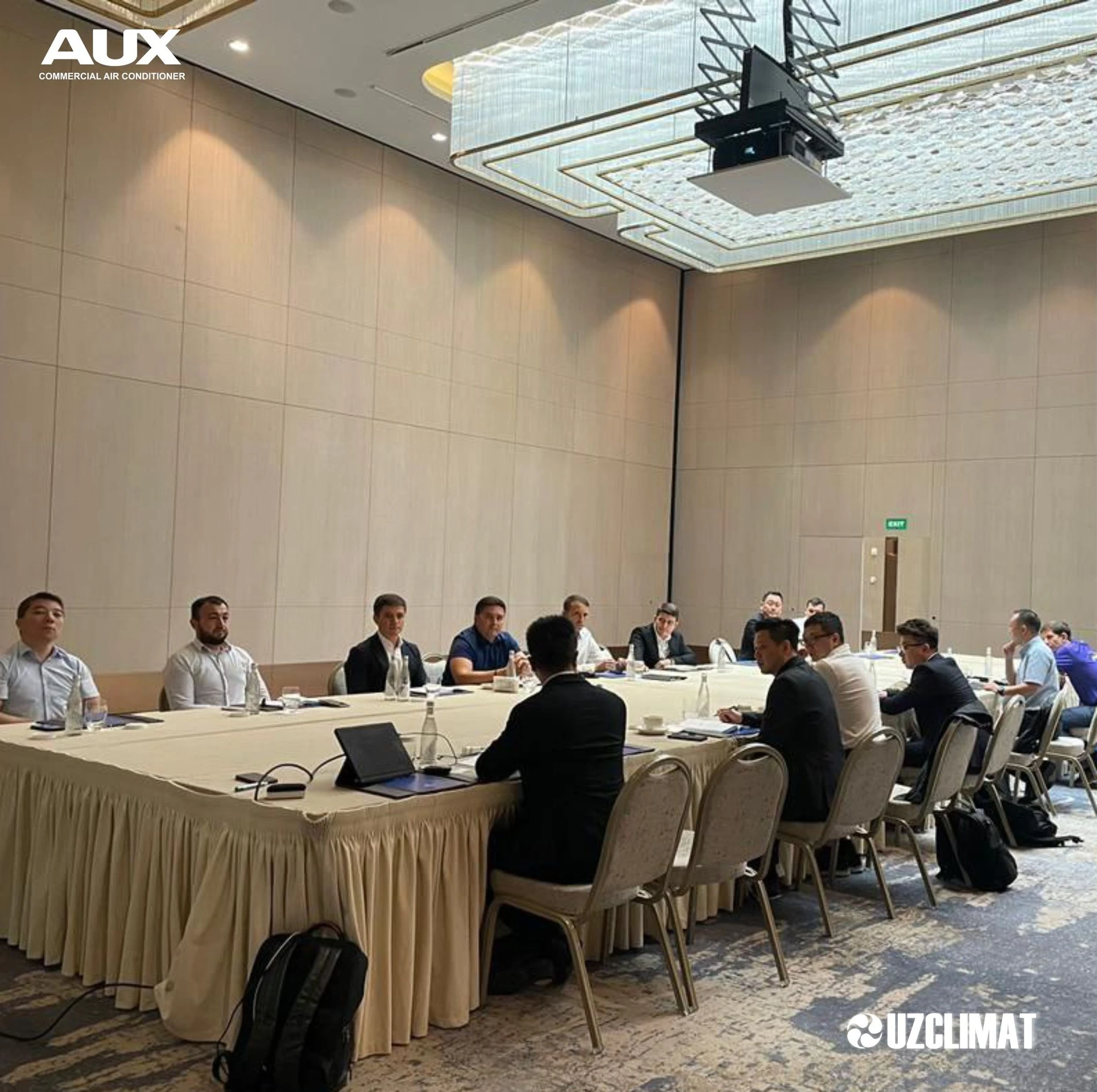 🏢В Ташкенте состоялась бизнес встреча между представителями завода AUX CAC и официальным дистрибьютором в Узбекистане компании Uzclimat.
