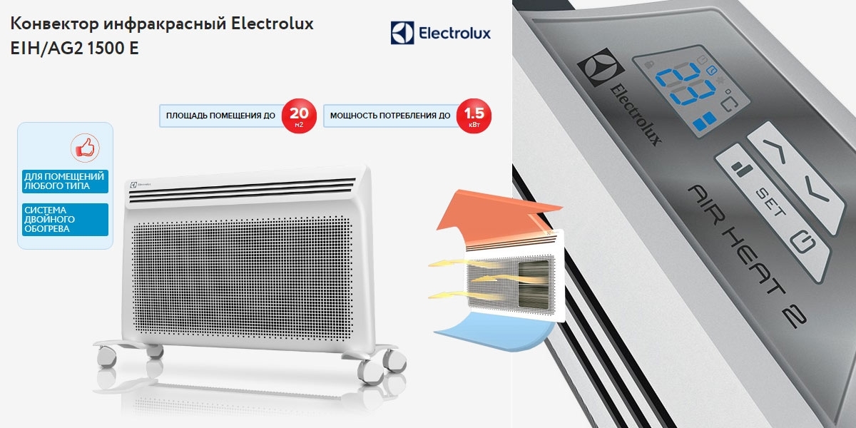Electrolux EIH/AG2-1500 E - UZCLIMAT